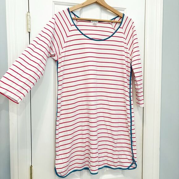Lake Other - LAKE Pajamas Nightgown Night Shirt Size M Stripe 100% Pima Cotton